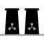 Nuclear plant icon 64x64
