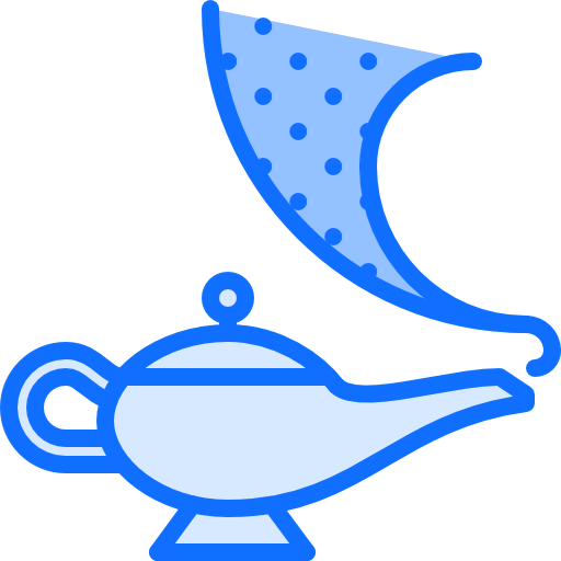 Magic lamp icon