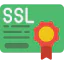 Ssl certificate ícone 64x64