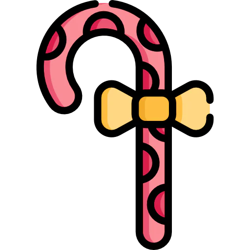 Candy cane icon