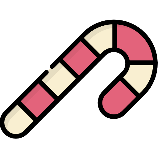 Candy cane icon