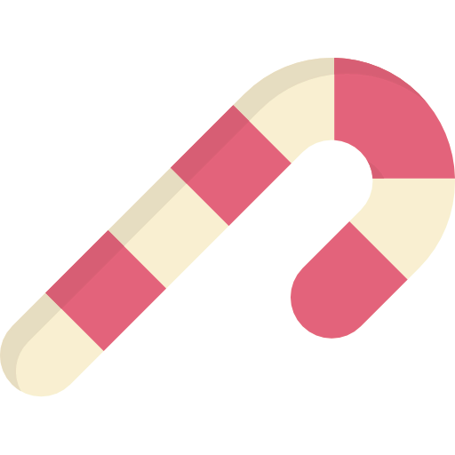 Candy cane icon