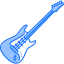 Electric guitar icon 64x64