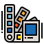 Color palette icon 64x64