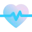 Heart beat icon 64x64