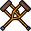 Crutches icon 64x64