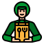 Delivery man Symbol 64x64