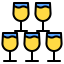 Champagne glass icon 64x64