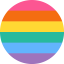 Rainbow flag 상 64x64