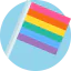 Rainbow flag 상 64x64