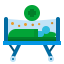 Hospital bed Symbol 64x64