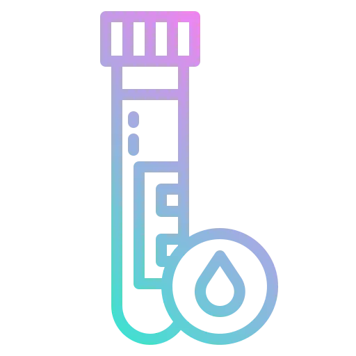 Blood sample icon