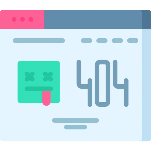 404 error icon