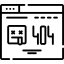 404 error biểu tượng 64x64