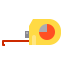 Measure tape icon 64x64