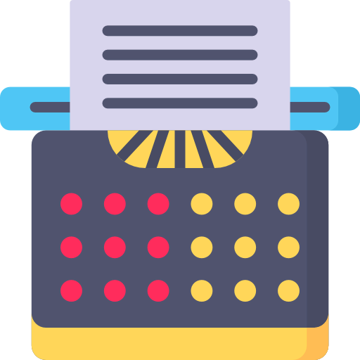 Typewriter icon