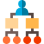Hierarchical structure icon 64x64