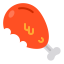 Chicken leg icon 64x64