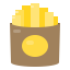 French fries icon 64x64