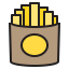 French fries icon 64x64