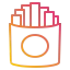 French fries icon 64x64