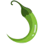 Green chili pepper icône 64x64
