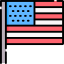 United states of america icon 64x64