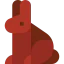 Chocolate bunny icon 64x64