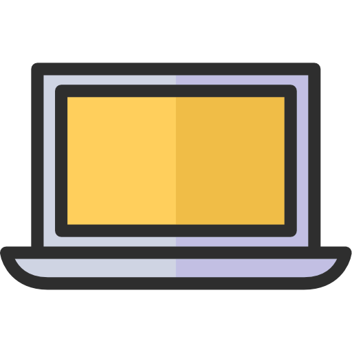 Laptop computer icon