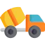 Concrete mixer icon 64x64