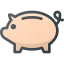 Piggy bank icon 64x64