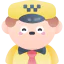 Taxi driver icon 64x64