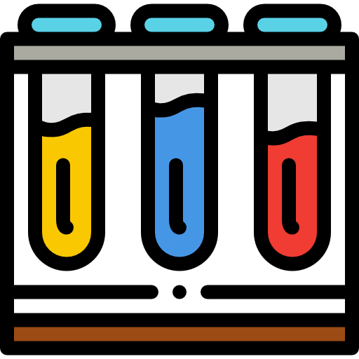 Test tubes icon