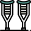 Crutches icon 64x64