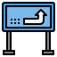 Road sign icon 64x64