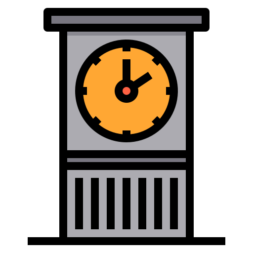 Clock tower icon