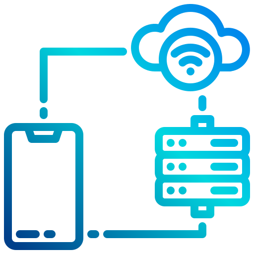 Cloud storage icon