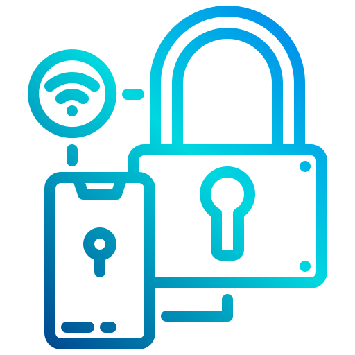 Key lock icon