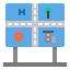 City map icon 64x64