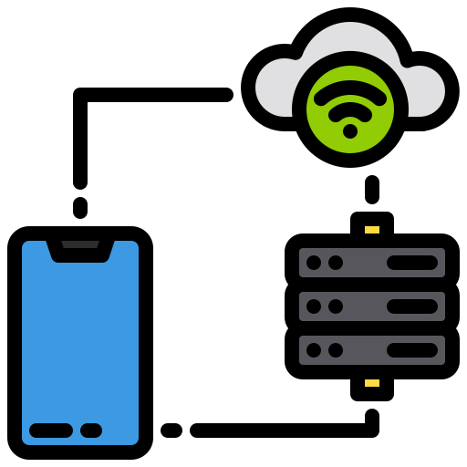 Cloud storage icon