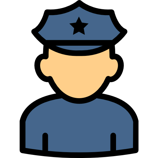 Security man icon