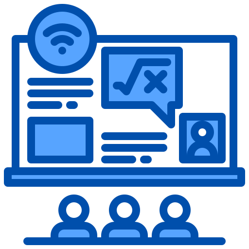 Online learning icon