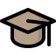 Graduation hat アイコン 64x64
