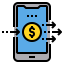 Money transfer icon 64x64