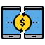 Money transfer icon 64x64