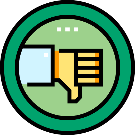 Thumb down icon
