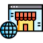 Online shopping icon 64x64