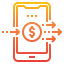 Money transfer icon 64x64