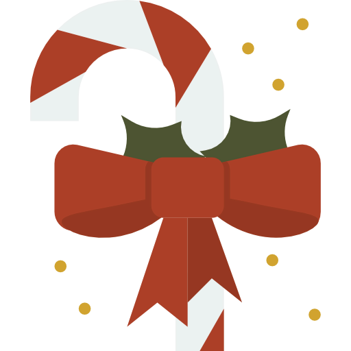 Candy cane icon