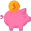 Piggy bank icon 64x64